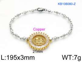 Stainless Steel Stone Bracelet