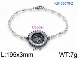 Stainless Steel Stone Bracelet