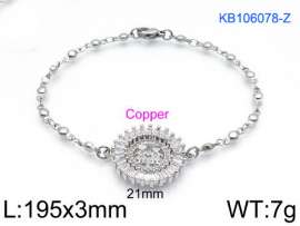 Stainless Steel Stone Bracelet