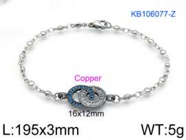 Stainless Steel Stone Bracelet