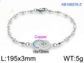 Stainless Steel Stone Bracelet