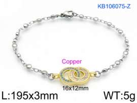 Stainless Steel Stone Bracelet