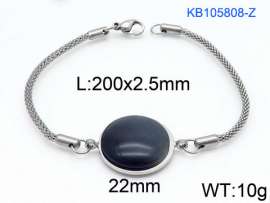 Stainless Steel Stone Bracelet