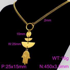 SS Gold-Plating Necklace