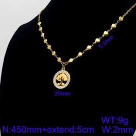 SS Gold-Plating Necklace