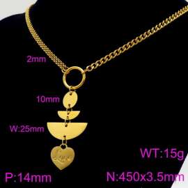 SS Gold-Plating Necklace