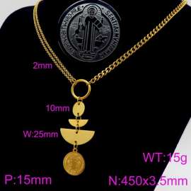 SS Gold-Plating Necklace