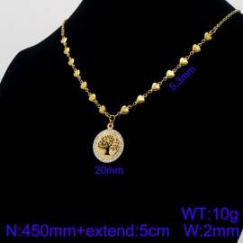 SS Gold-Plating Necklace