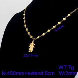 SS Gold-Plating Necklace