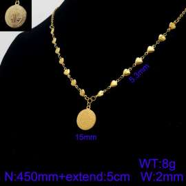 SS Gold-Plating Necklace