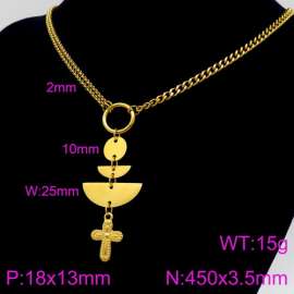 SS Gold-Plating Necklace