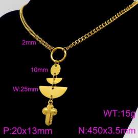 SS Gold-Plating Necklace