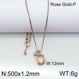 SS Rose Gold-Plating Necklace