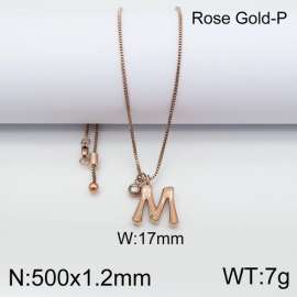 SS Rose Gold-Plating Necklace