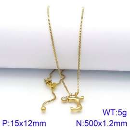 SS Gold-Plating Necklace