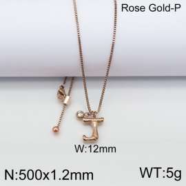 SS Rose Gold-Plating Necklace