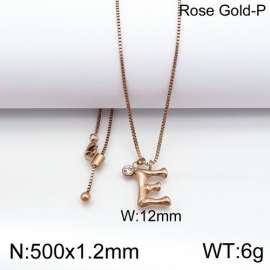 SS Rose Gold-Plating Necklace