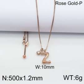 SS Rose Gold-Plating Necklace