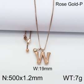 SS Rose Gold-Plating Necklace