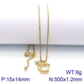 SS Gold-Plating Necklace