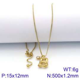 SS Gold-Plating Necklace