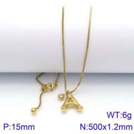 SS Gold-Plating Necklace