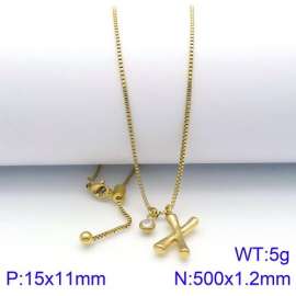 SS Gold-Plating Necklace