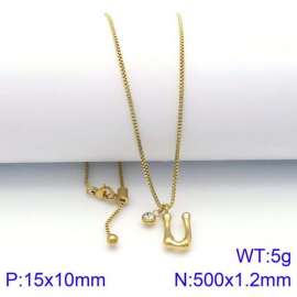 SS Gold-Plating Necklace