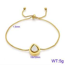 Stainless Steel Stone Bracelet