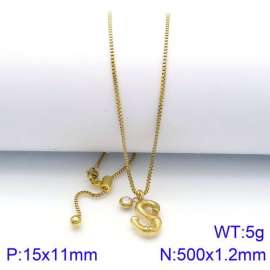 SS Gold-Plating Necklace