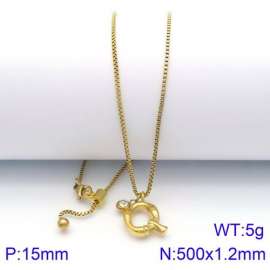 SS Gold-Plating Necklace