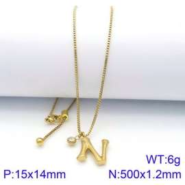 SS Gold-Plating Necklace