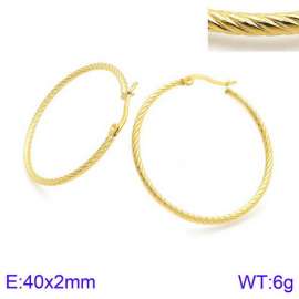 SS Gold-Plating Earring