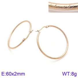 SS Rose Gold-Plating Earring