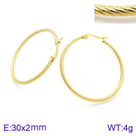 SS Gold-Plating Earring