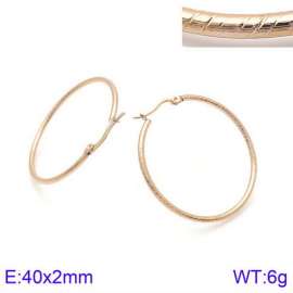 SS Rose Gold-Plating Earring