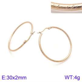 SS Rose Gold-Plating Earring