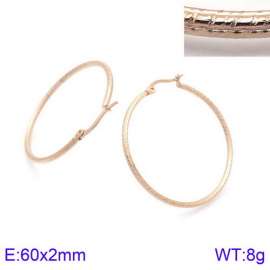 SS Rose Gold-Plating Earring
