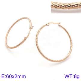 SS Rose Gold-Plating Earring