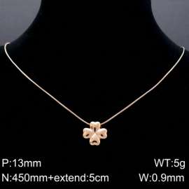 SS Rose Gold-Plating Necklace