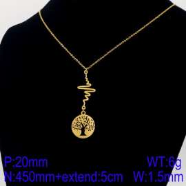 SS Gold-Plating Necklace