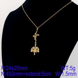 SS Gold-Plating Necklace