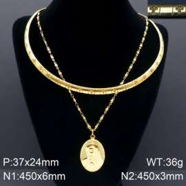 SS Gold-Plating Necklace