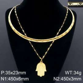 SS Gold-Plating Necklace