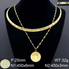 SS Gold-Plating Necklace