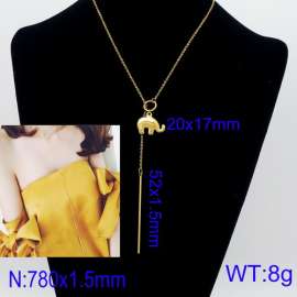 SS Gold-Plating Necklace