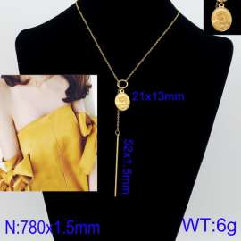 SS Gold-Plating Necklace