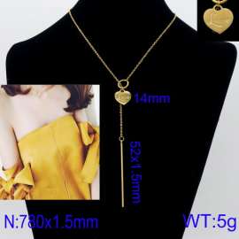 SS Gold-Plating Necklace