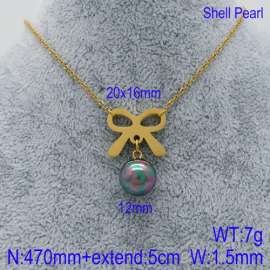 SS Gold-Plating Necklace