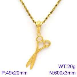 SS Gold-Plating Necklace